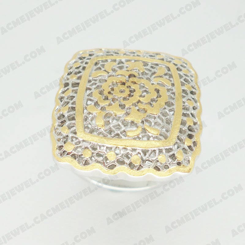 Rings Brass Shiny / Sand finishing Rhodium / Gold