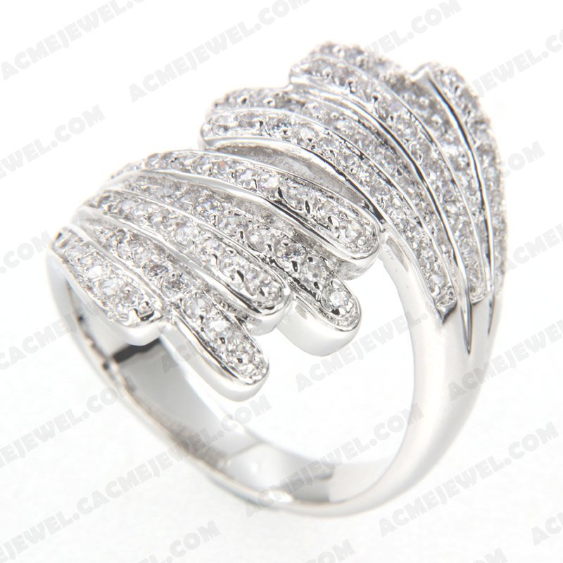 Rings Brass Shiny Rhodium