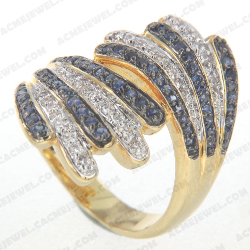 Rings Brass Shiny Rhodium