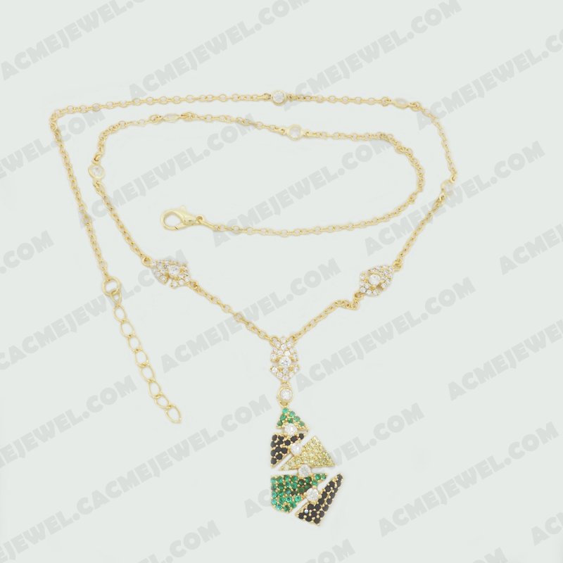 Necklace Brass Shiny Gold