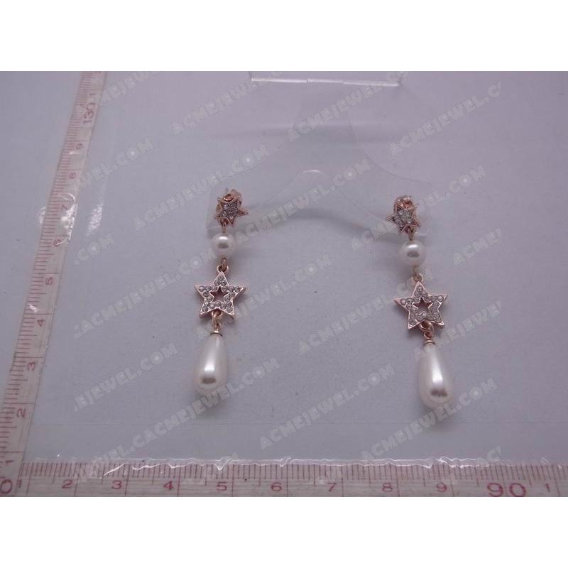 Fashion Jewellery Alloy  Rose gold plating