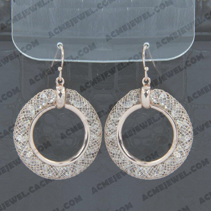 Earrings 925 Sterling Silver  Rose gold 