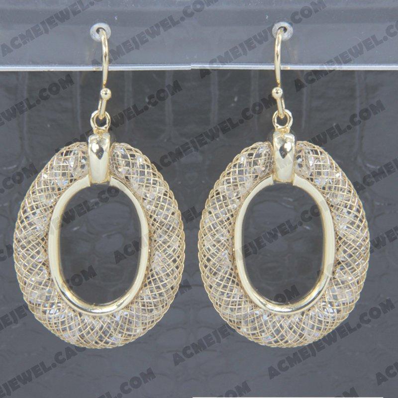 Earrings 925 Sterling Silver  Gold 