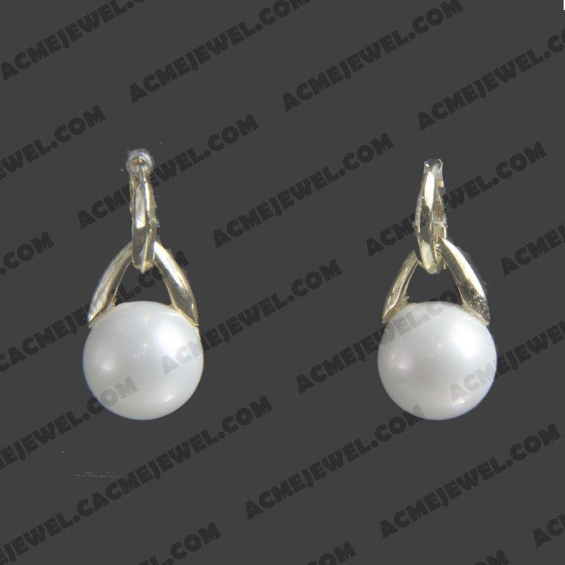 Earrings 925 sterling silver   Gold 