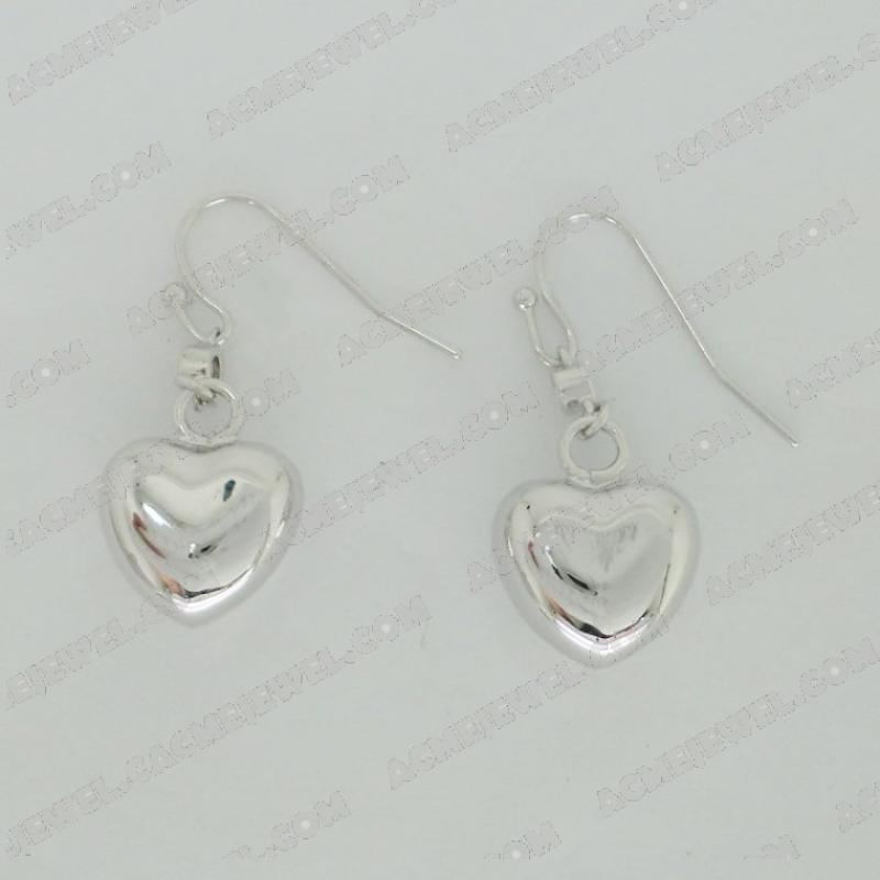 Earrings 925 sterling silver   Rhodium 