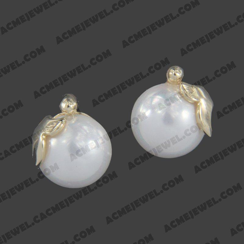 Earrings 925 sterling silver   Gold 