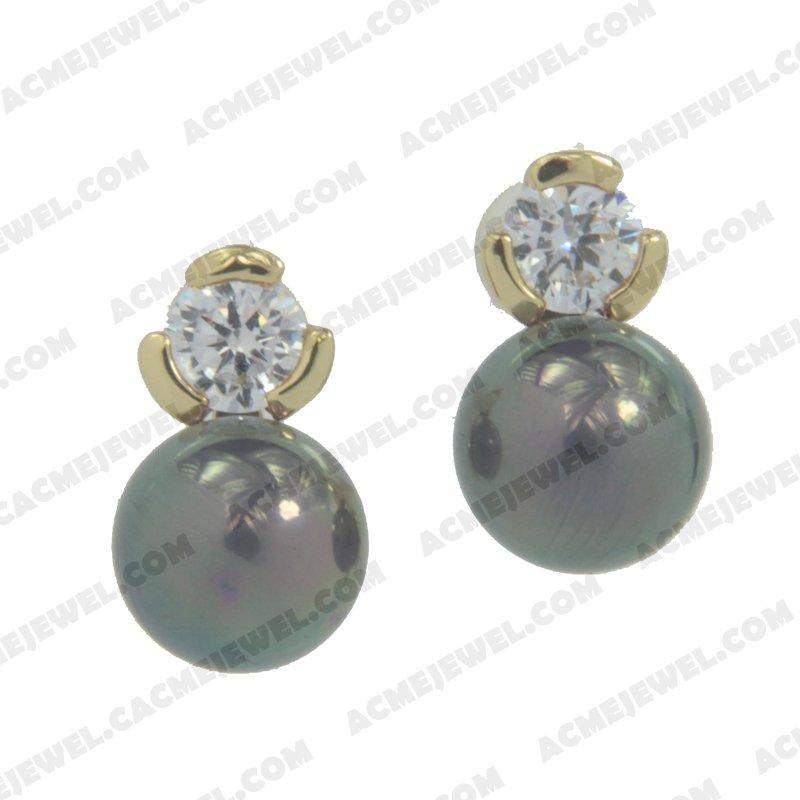 Earrings 925 sterling silver   Gold 