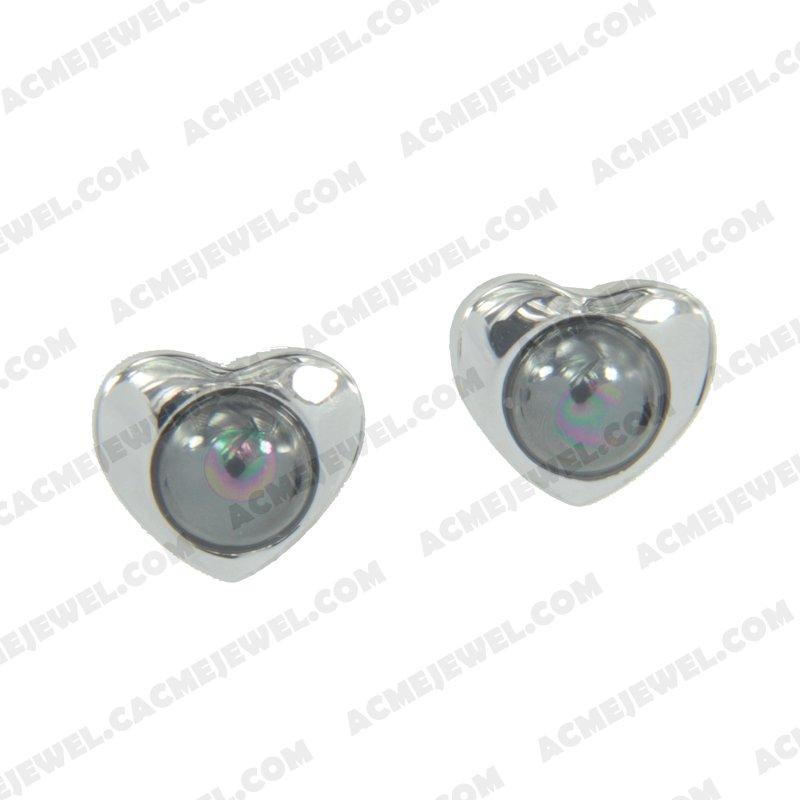 Earrings 925 sterling silver   Rhodium 