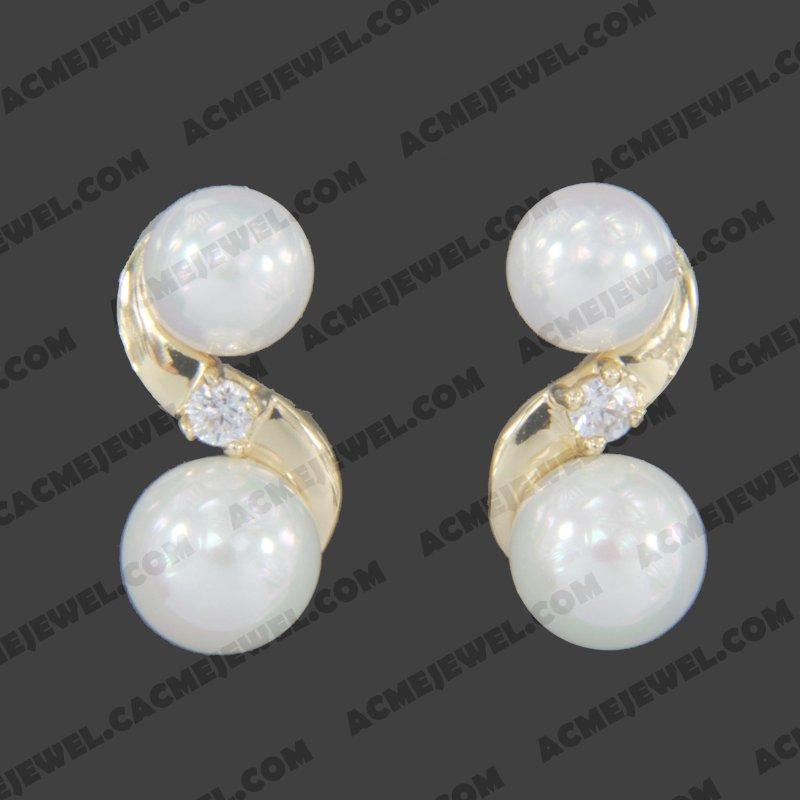 Earrings 925 sterling silver   Gold 