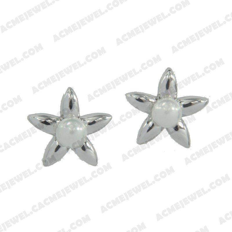 Earrings 925 sterling silver   Rhodium 