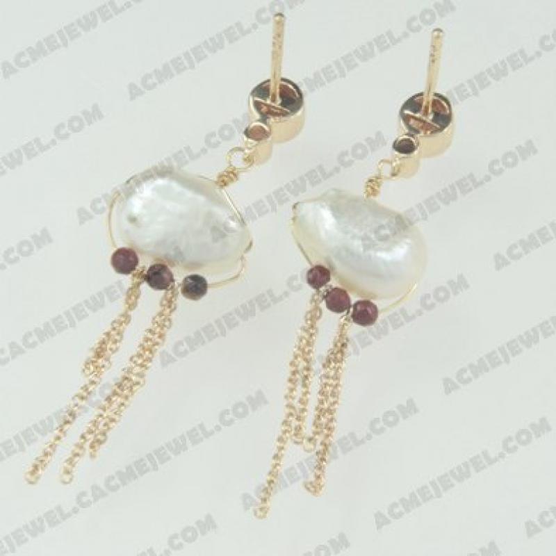 Earrings 925 sterling silver   Gold 