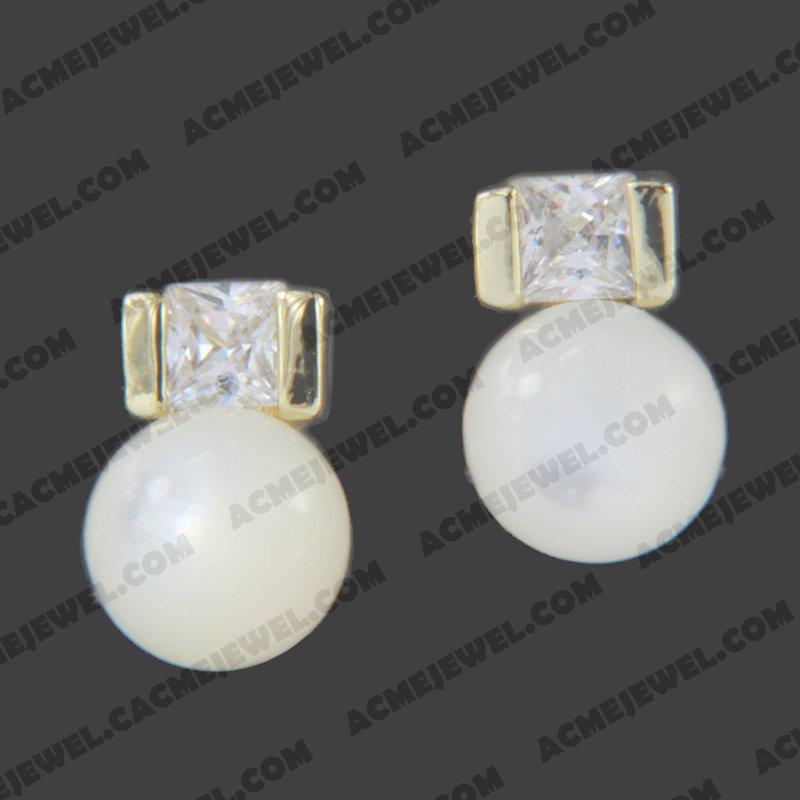 Earrings 925 sterling silver   Gold 