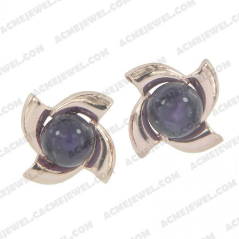 Earrings 925 Sterling Silver  Rose gold 