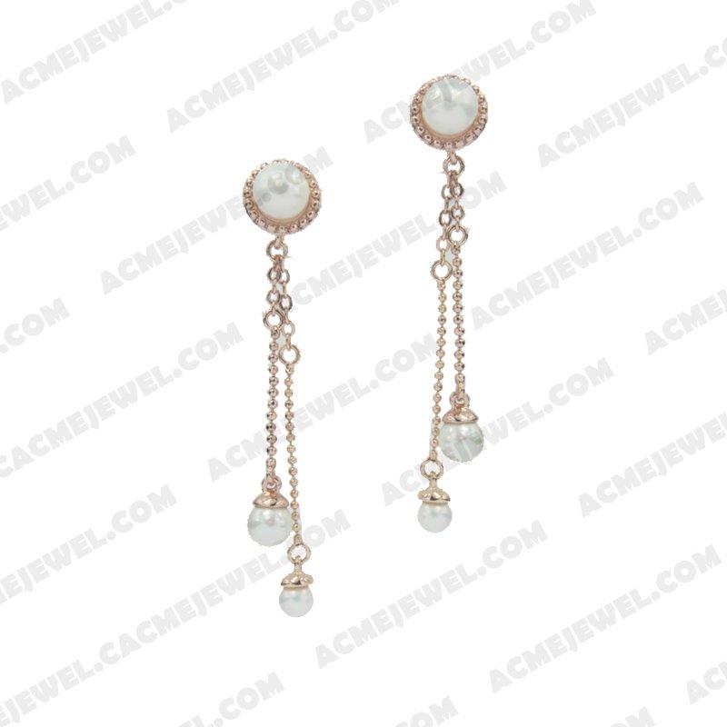 Earrings 925 Sterling Silver  Rose gold