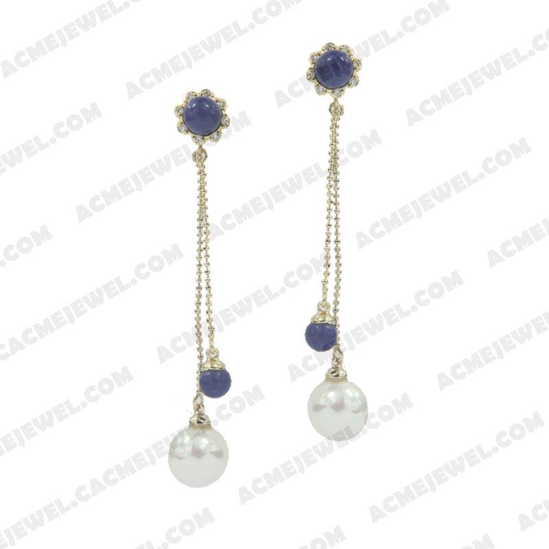 Earrings 925 Sterling Silver  Gold