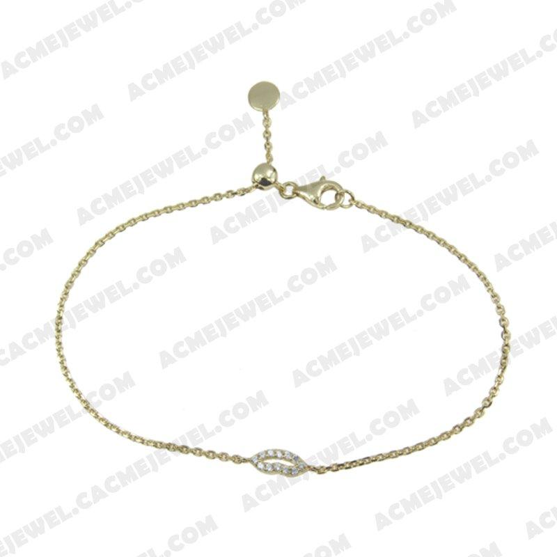 Bracelets & Bangles 925 Sterling Silver  Gold