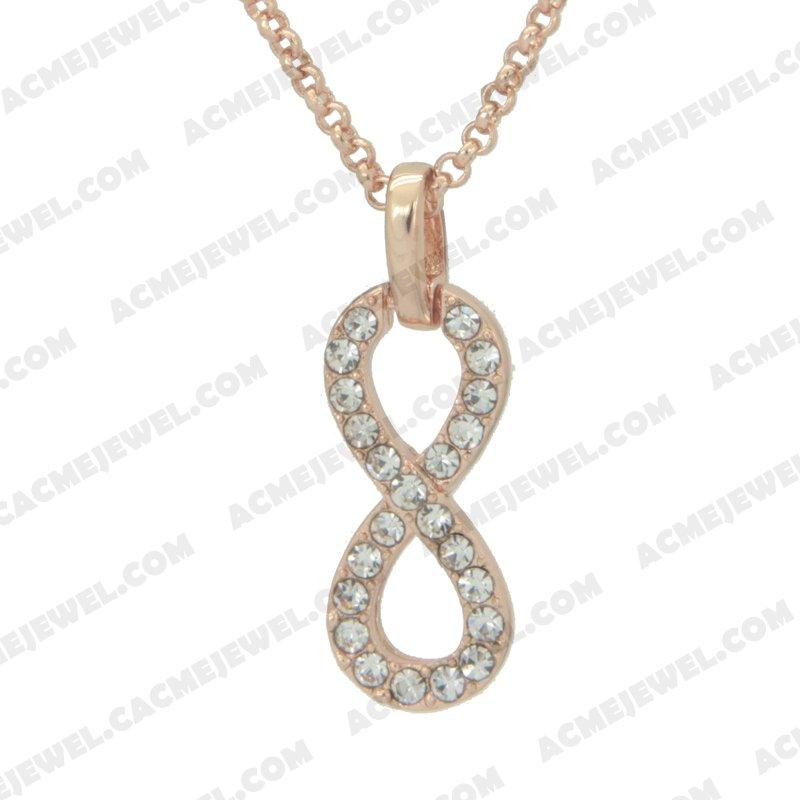 Necklace Alloy casting  Imitation rose gold plating