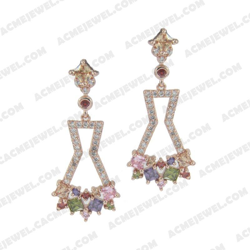 Earrings 925 sterling silver   Rose gold 