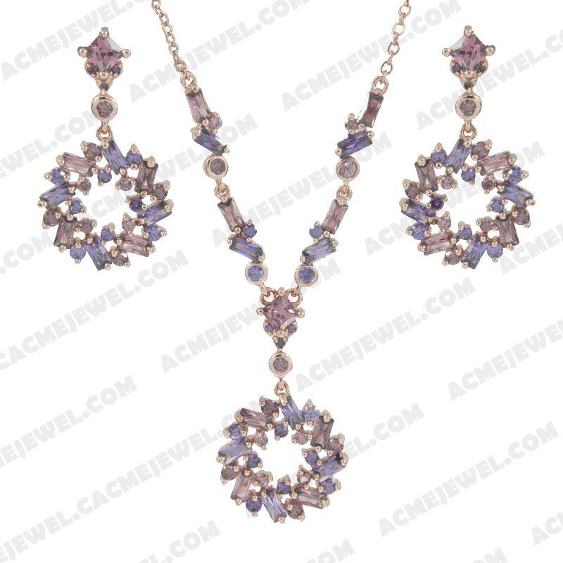Jewellery Set 925 sterling silver   Rose gold 