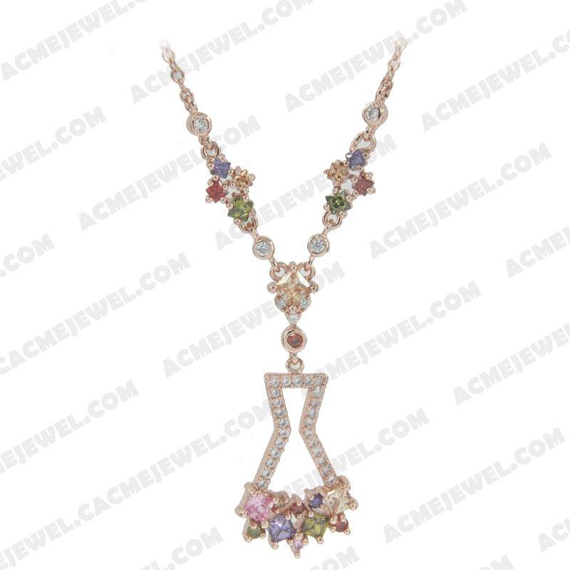 Necklace 925 sterling silver   Rose gold 